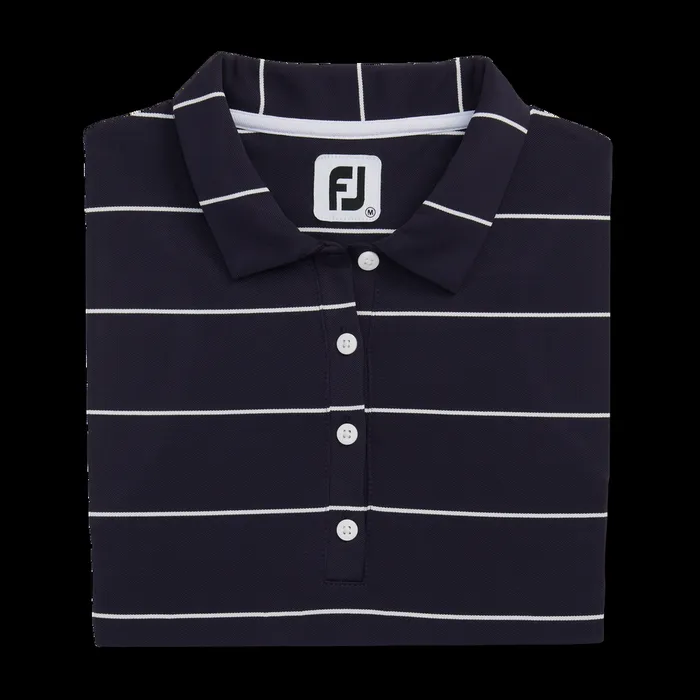 FootJoy Shirts Women Racerback Pinstripe Tank Navy White FootJoy Shirts Women Racerback Pinstripe Tank Navy White