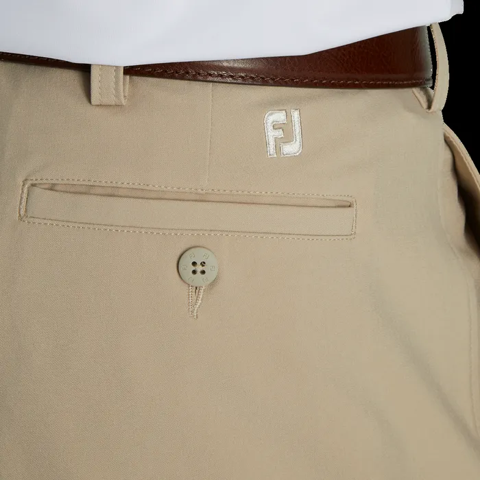FootJoy Shorts Men Pleated 95034 Inseam Short Khaki