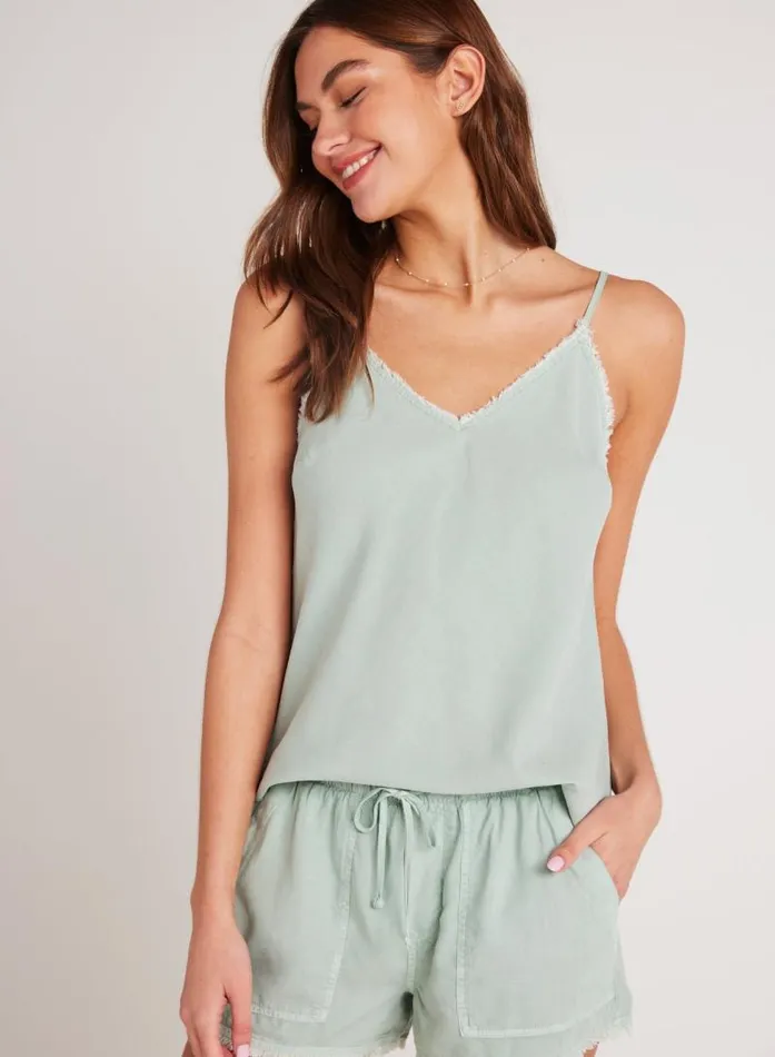 Frayed Hem Pocket Short 8211 Oasis Green Women Bella Dahl Shorts