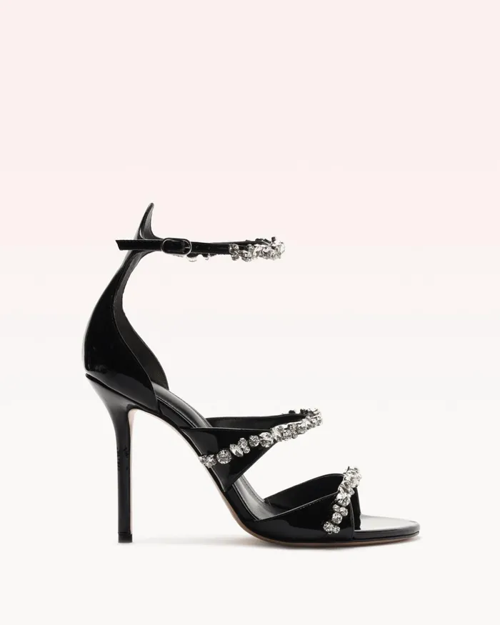Gianna Crystal 100 Black Women Alexandre Birman Sandals