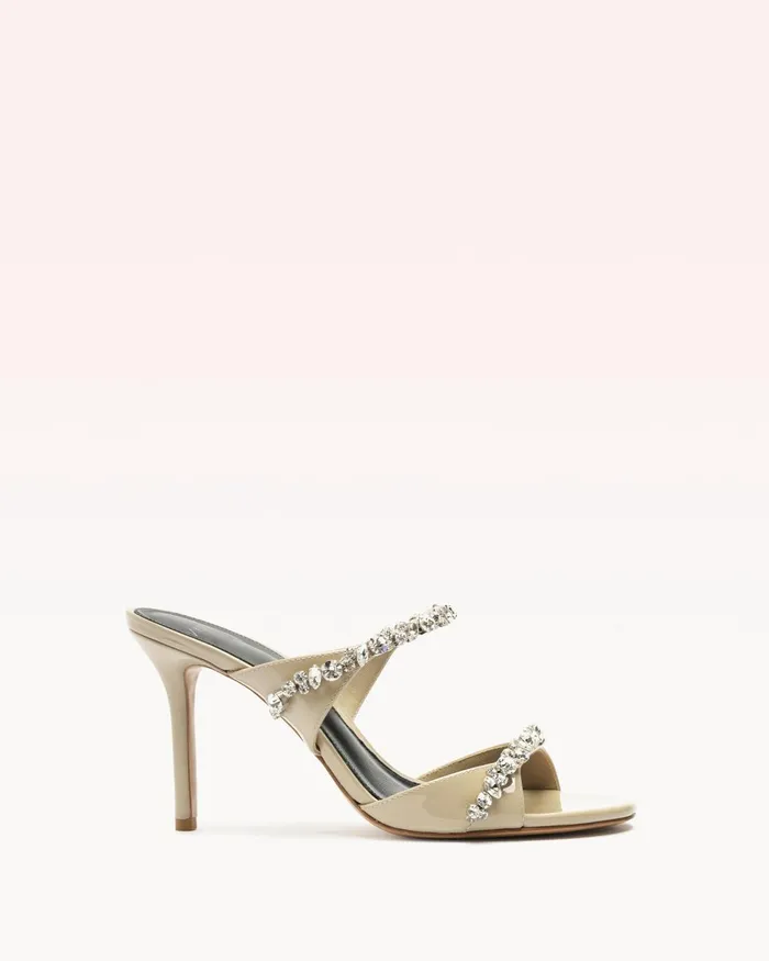 Gianna Crystal 85 Chalk Women Alexandre Birman Sandals