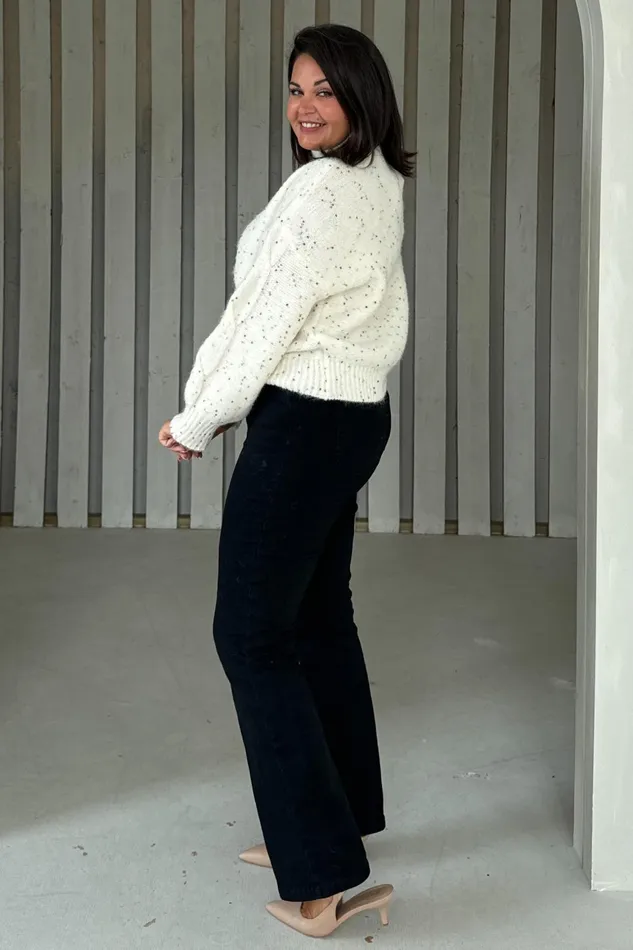 Girl In Mind Knitwear Sonya Cream Speckled Sequin Knit Jumper 8211 Women Girl In Mind Knitwear Sonya Cream Speckled Sequin Knit Jumper 8211 Women