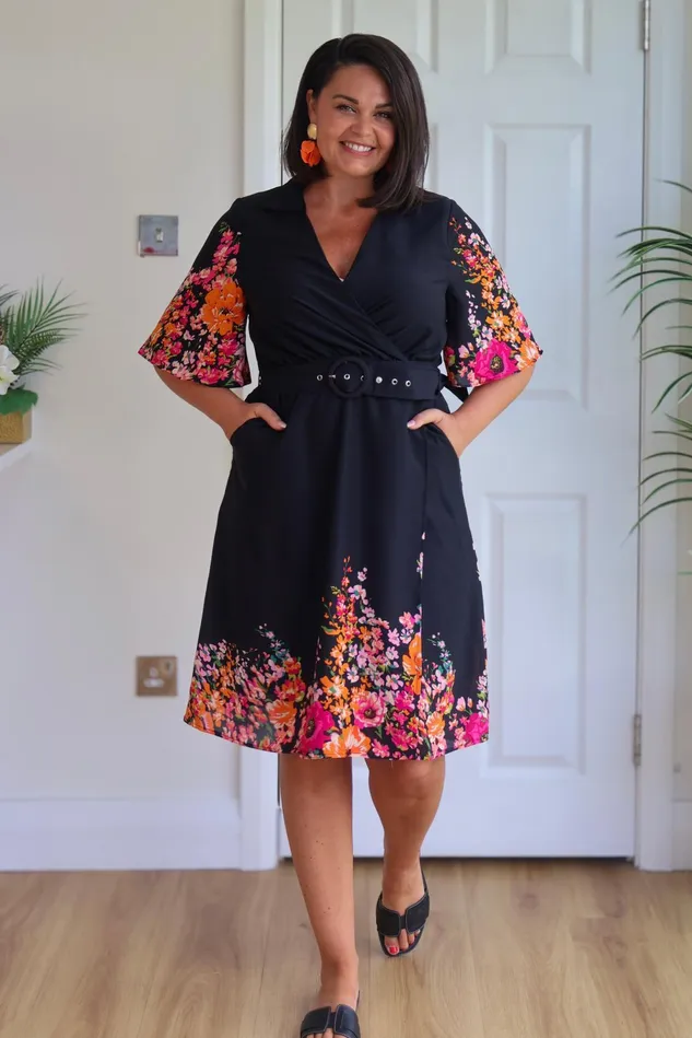 Girl In Mind Shirt Dresses Karen Boarder Print Mini Shirt Dress 8211 Women