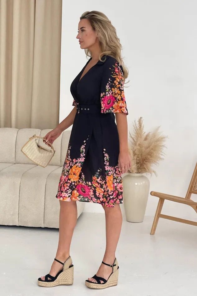 Girl In Mind Shirt Dresses Karen Boarder Print Mini Shirt Dress 8211 Women
