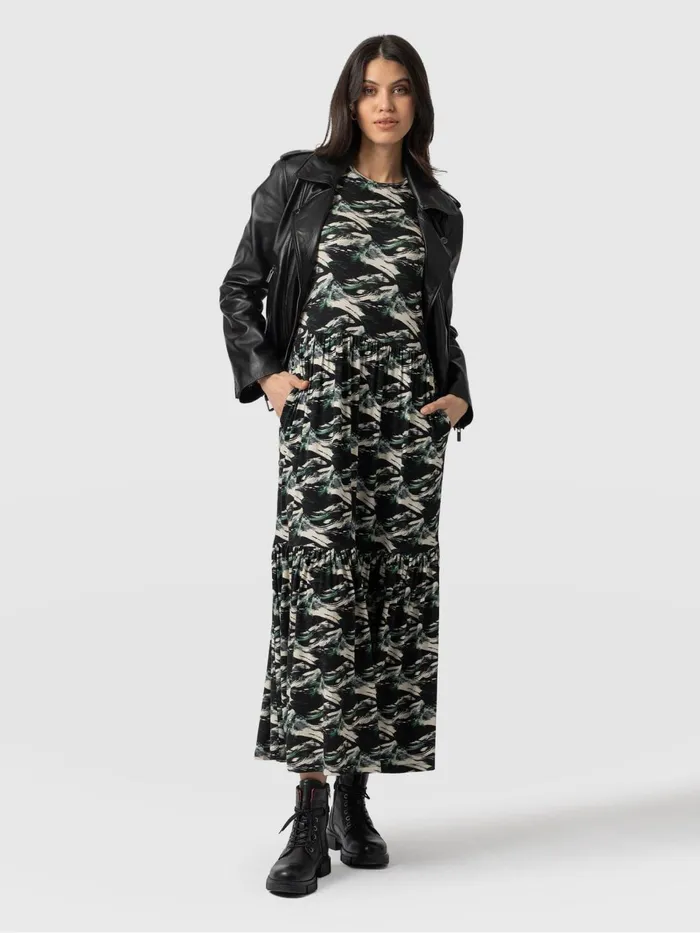 Greenwich Dress Long Sleeve 8211 Regent Swirl Regent Swirl Women Saint And Sofia Dresses