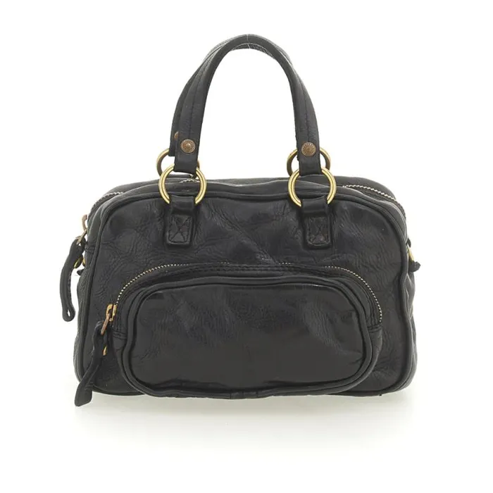 Handbags Women Campomaggi Larice Black