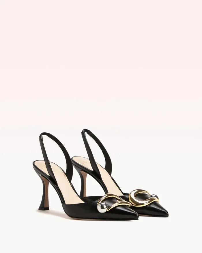 Harper Slingback Heels Black Women Alexandre Birman Pumps