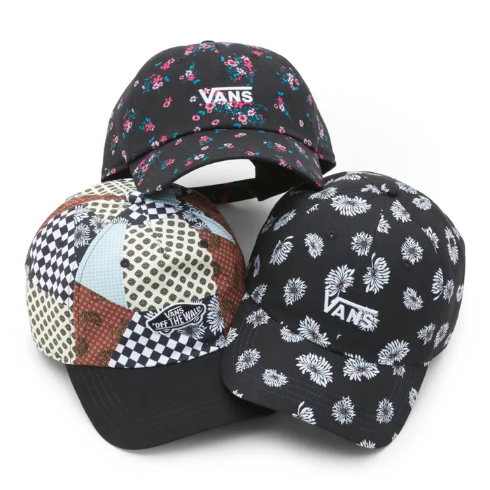 Hats and Beanies Women Vans Court Side Printed Hat Imperfect Floral Hats and Beanies Women Vans Court Side Printed Hat Imperfect Floral