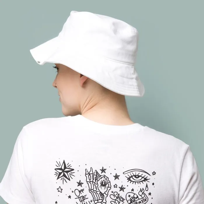 Hats and Beanies Women Vans DIY Bucket Hat White Hats and Beanies Women Vans DIY Bucket Hat White