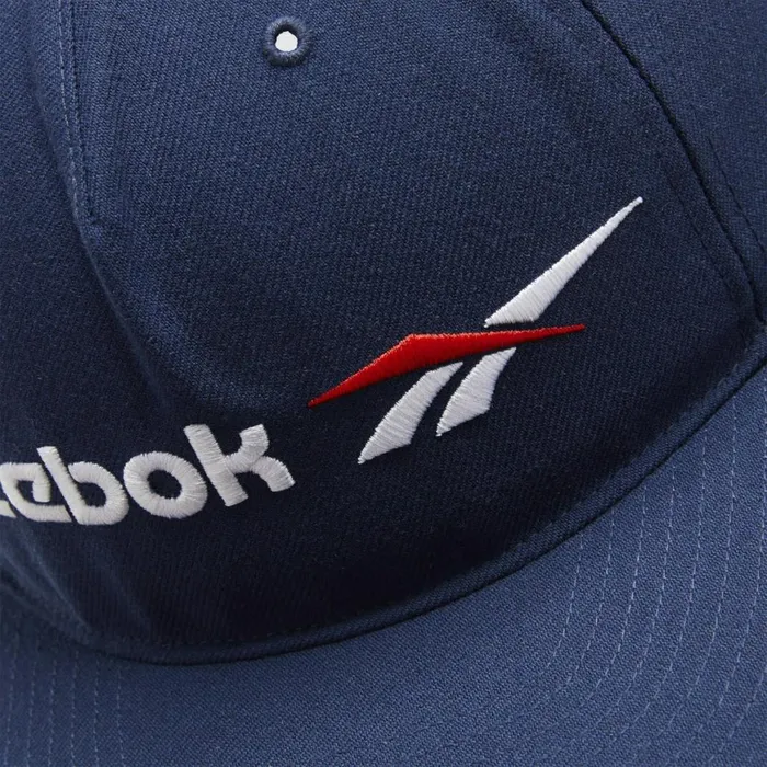 Hats MensWomens Reebok Classics Vector Flat Peak Hat Collegiate Navy