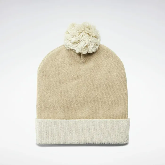 Hats MensWomens Reebok Classics Winter Escape Beanie Utility Beige