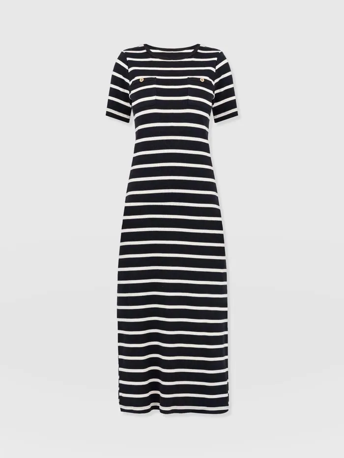 Helena TShirt Dress 8211 Stripe Stripe Women Saint And Sofia Dresses