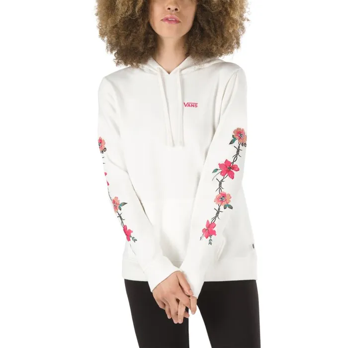 Hoodies and Jackets Women Vans Barbed Floral Hoodie Marshmallow