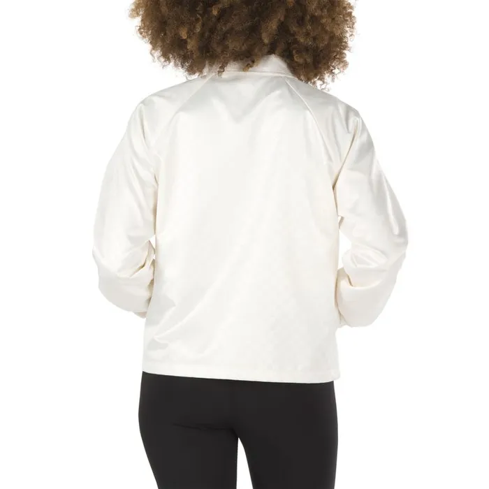 Hoodies and Jackets Women Vans Heart Lizzie Coaches Jacket Antique White Hoodies and Jackets Women Vans Heart Lizzie Coaches Jacket Antique White