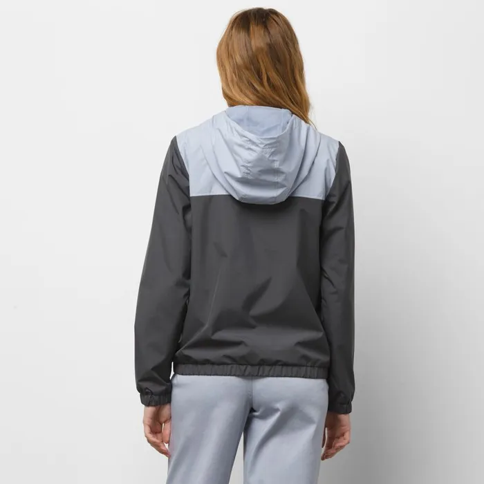 Hoodies and Jackets Women Vans Kastle Block Windbreaker Asphalt Hoodies and Jackets Women Vans Kastle Block Windbreaker Asphalt