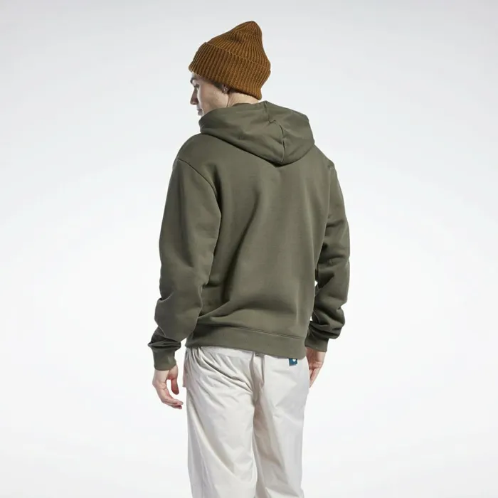 Hoodies and Sweatshirts MensWomens Reebok Classics Camping Graphic Hoodie Army Green
