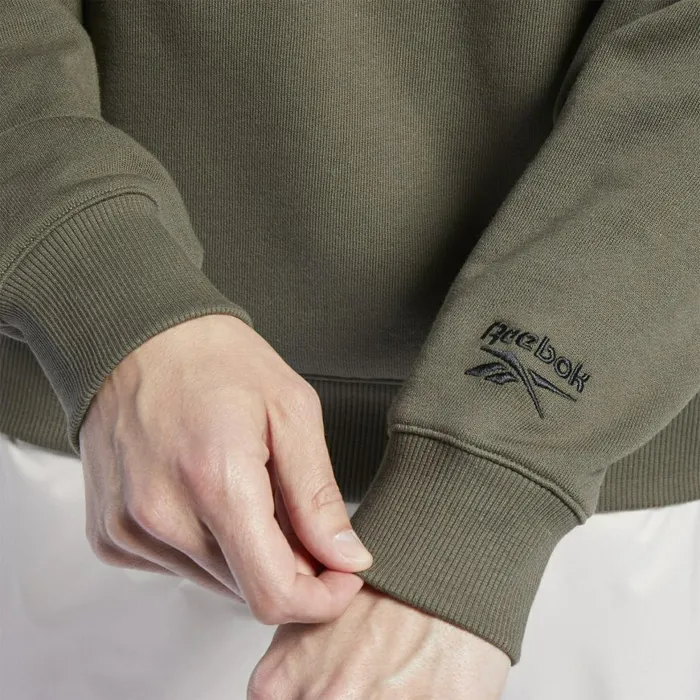 Hoodies and Sweatshirts MensWomens Reebok Classics Camping Graphic Hoodie Army Green
