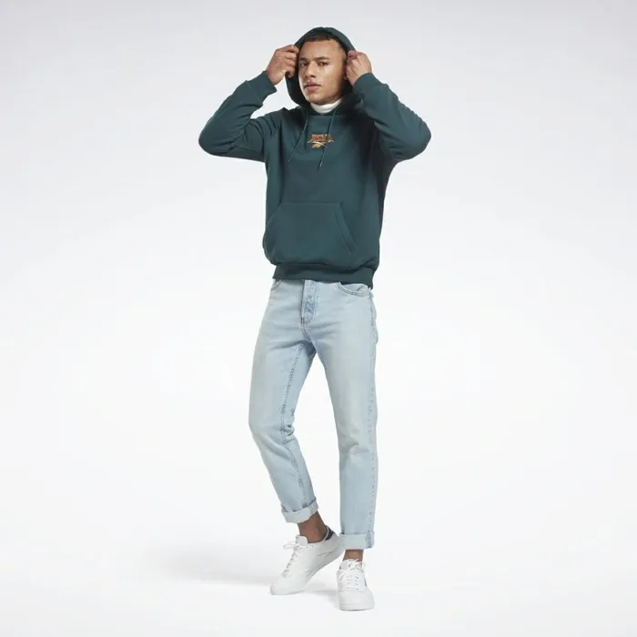Hoodies and Sweatshirts MensWomens Reebok Kung Fu Panda Sweatshirt Forest Green