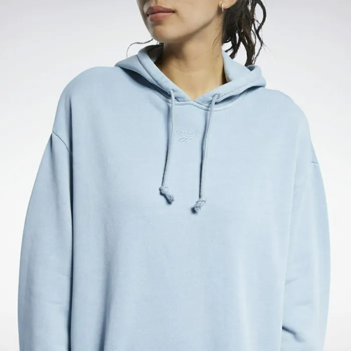 Hoodies and Sweatshirts Womens Reebok Classics Natural Dye Oversize Hoodie Meteor Grey F17r