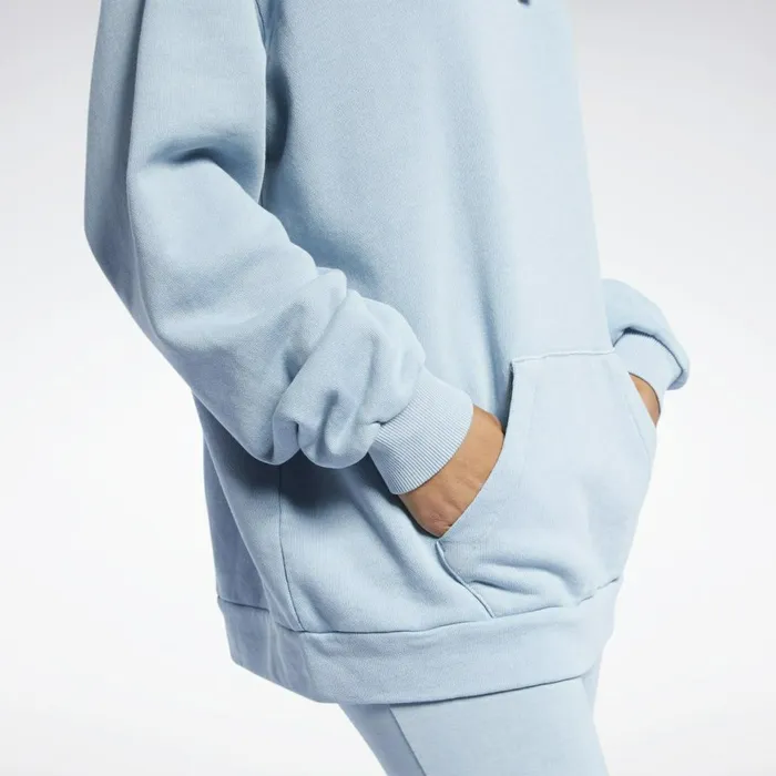 Hoodies and Sweatshirts Womens Reebok Classics Natural Dye Oversize Hoodie Meteor Grey F17r