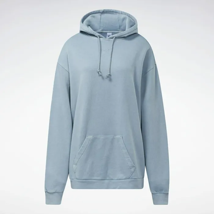 Hoodies and Sweatshirts Womens Reebok Classics Natural Dye Oversize Hoodie Meteor Grey F17r