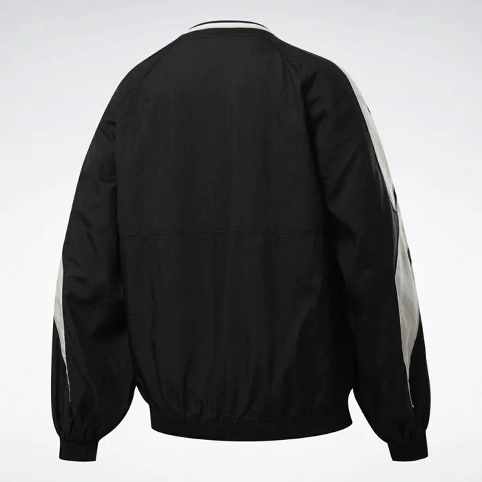 Hoodies and Sweatshirts Womens Reebok Classics Twin Vector Crew Sweatshirt Black Alabaster
