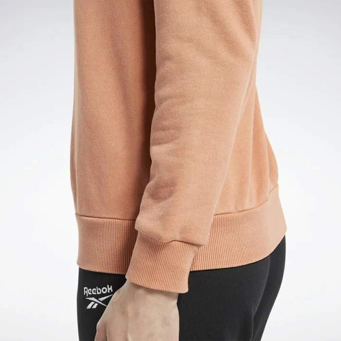 Hoodies and Sweatshirts Womens Reebok Classics Washed Crew Sweatshirt Rustic Clay