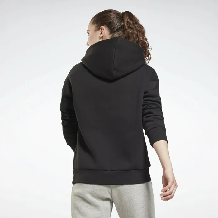 Hoodies and Sweatshirts Womens Reebok Identity Fleece Pullover Hoodie Black