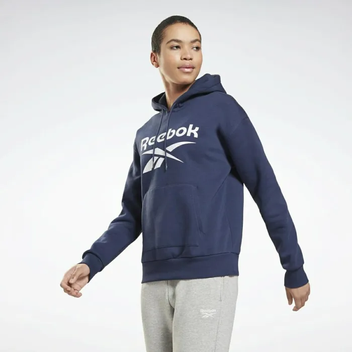 Hoodies and Sweatshirts Womens Reebok Identity Logo Fleece Pullover Hoodie Vector Navy Hoodies and Sweatshirts Womens Reebok Identity Logo Fleece Pullover Hoodie Vector Navy