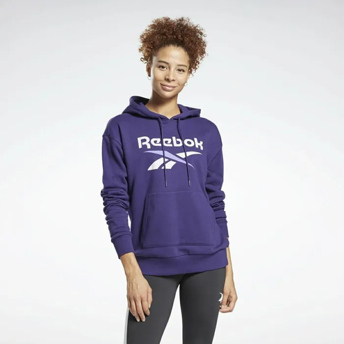 Hoodies and Sweatshirts Womens Reebok Identity Logo French Terry Hoodie Dark Orchid Hoodies and Sweatshirts Womens Reebok Identity Logo French Terry Hoodie Dark Orchid