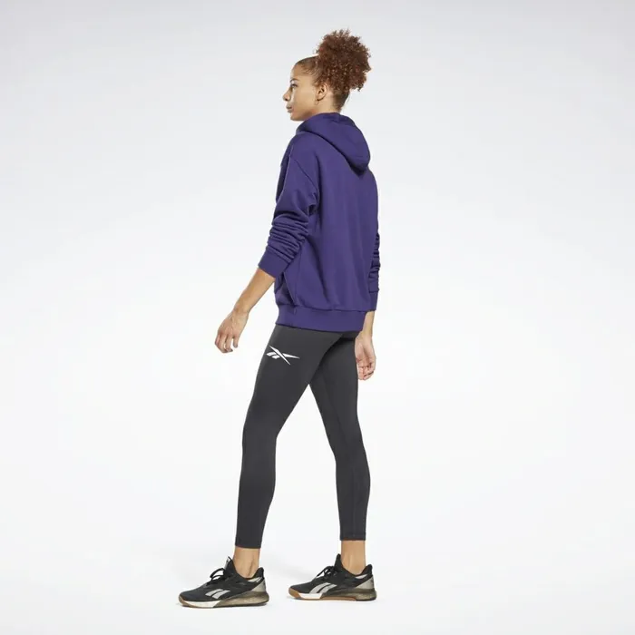 Hoodies and Sweatshirts Womens Reebok Identity Logo French Terry Hoodie Dark Orchid