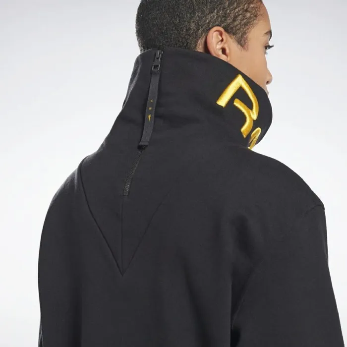 Hoodies and Sweatshirts Womens Reebok VB Cowl Sweatshirt Black