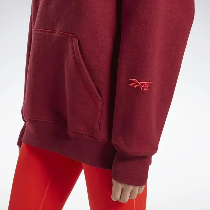 Hoodies and Sweatshirts Womens Reebok VB Hoodie Collegiate Burgundy