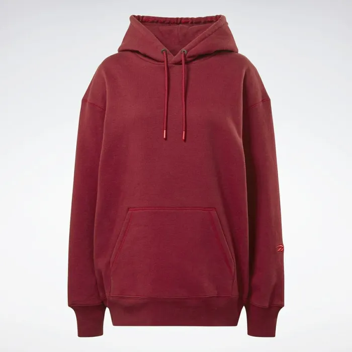 Hoodies and Sweatshirts Womens Reebok VB Hoodie Collegiate Burgundy