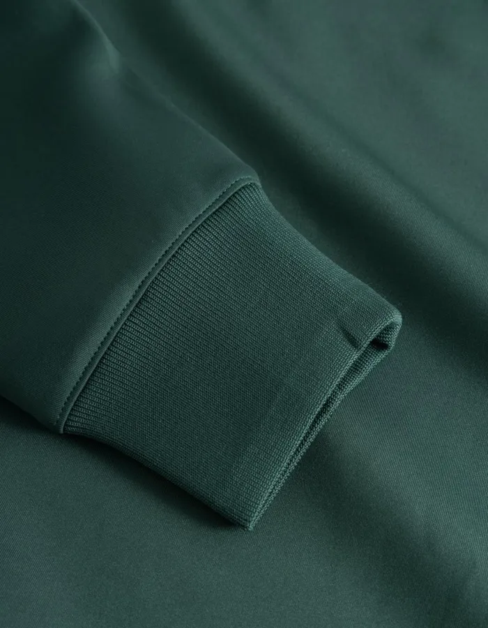 HoodiesSweatshirts Men Les Deux Ballier Track HalfZip Sweatshirt 8211 Pine Green
