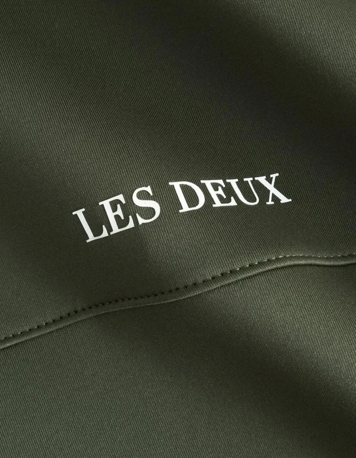 HoodiesSweatshirts Men Les Deux Ballier Track Jacket 8211 Olive Night