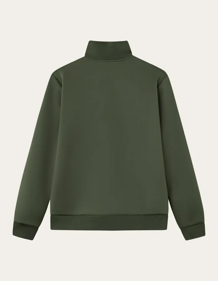 HoodiesSweatshirts Men Les Deux Ballier Track Jacket 8211 Olive Night