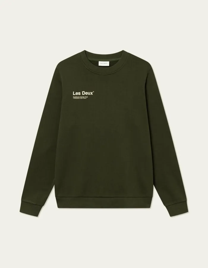 HoodiesSweatshirts Men Les Deux Brody Sweatshirt 20 8211 RosinIvory