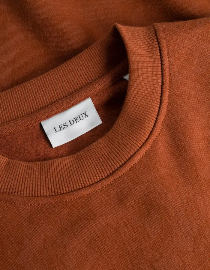 HoodiesSweatshirts Men Les Deux Clyde AOP Sweatshirt 8211 Arabian Spice