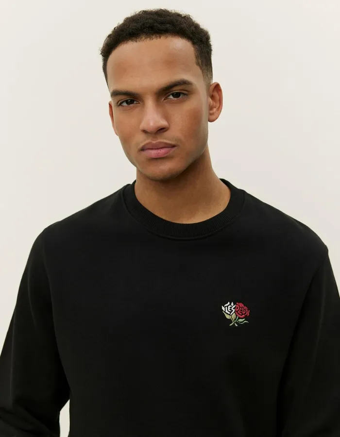 HoodiesSweatshirts Men Les Deux Clyde Sweatshirt 8211 BlackBlack