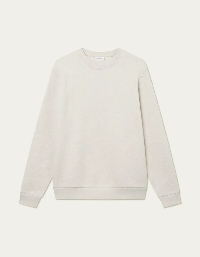 HoodiesSweatshirts Men Les Deux Crew Sweatshirt 8211 Snow Melange
