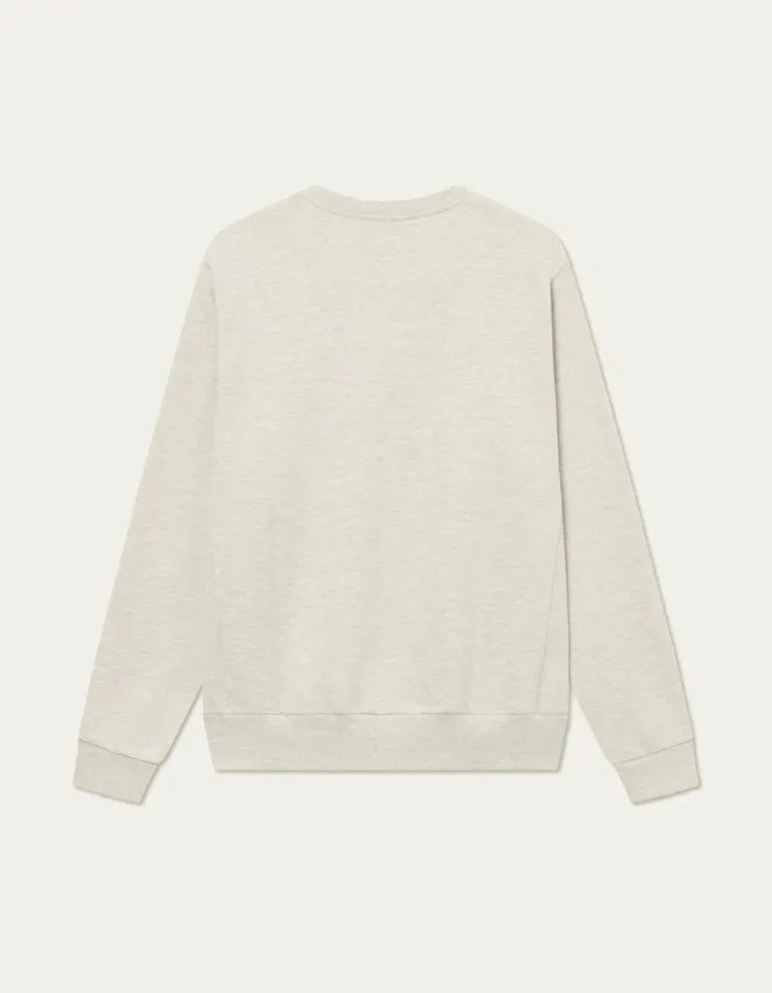 HoodiesSweatshirts Men Les Deux Dexter Sweatshirt 8211 Ivory Melange