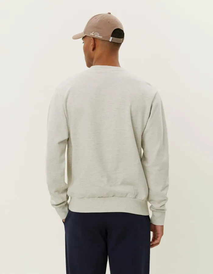 HoodiesSweatshirts Men Les Deux Dexter Sweatshirt 8211 Ivory Melange