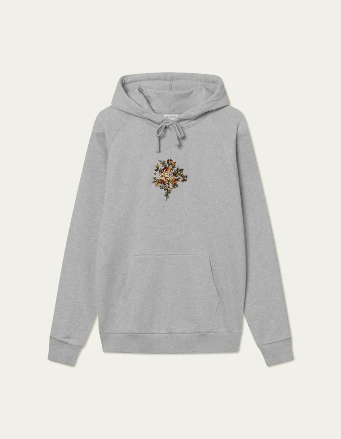 HoodiesSweatshirts Men Les Deux Fiore Hoodie 8211 Snow Melange