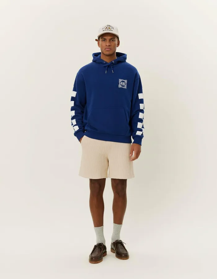 HoodiesSweatshirts Men Les Deux Goods Hoodie 8211 BlueprintWhite