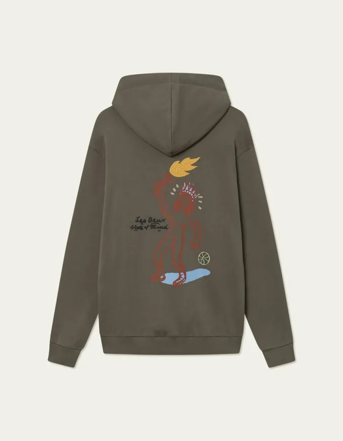 HoodiesSweatshirts Men Les Deux Luca Hoodie 8211 Bungee Cord