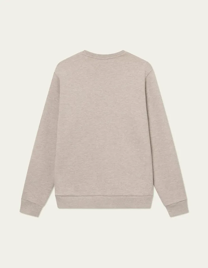 HoodiesSweatshirts Men Les Deux Mini Encore Sweatshirt 20 8211 Dark Sand MelangeIvory