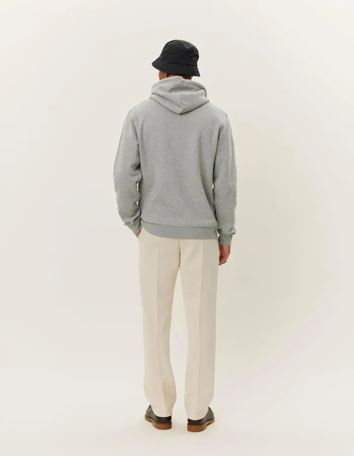 HoodiesSweatshirts Men Les Deux Norregaard Tonal Hoodie 8211 Grey Melange