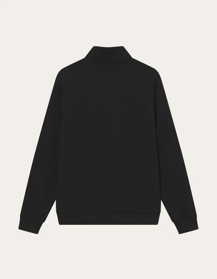 HoodiesSweatshirts Men Les Deux Scandinavian HalfZip Sweatshirt 8211 BlackIvory