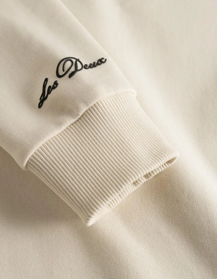 HoodiesSweatshirts Men Les Deux Tribeca Hoodie 8211 Ivory